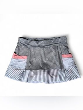 Sofibella Gray Pink Stripe Tennis Skort Size S Athletic